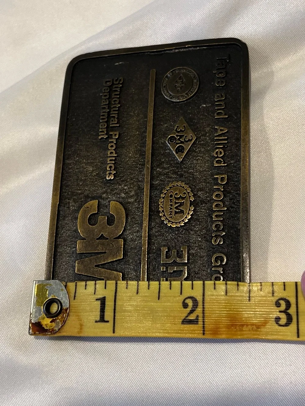 Vintage 3M Tape Allied Products Structural Products Belt Buckle